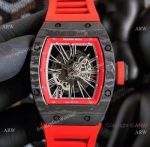 Replica Richard Mille RM010 AG RG Watches Carbon Case Roman Dial